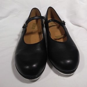 BLOCH black women's buckle tap shoe-sz 12